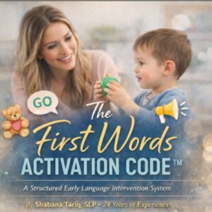 First Words Activation Code | 30-Day Speech Guide