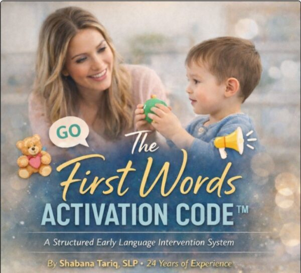 First Words Activation Code | 30-Day Speech Guide